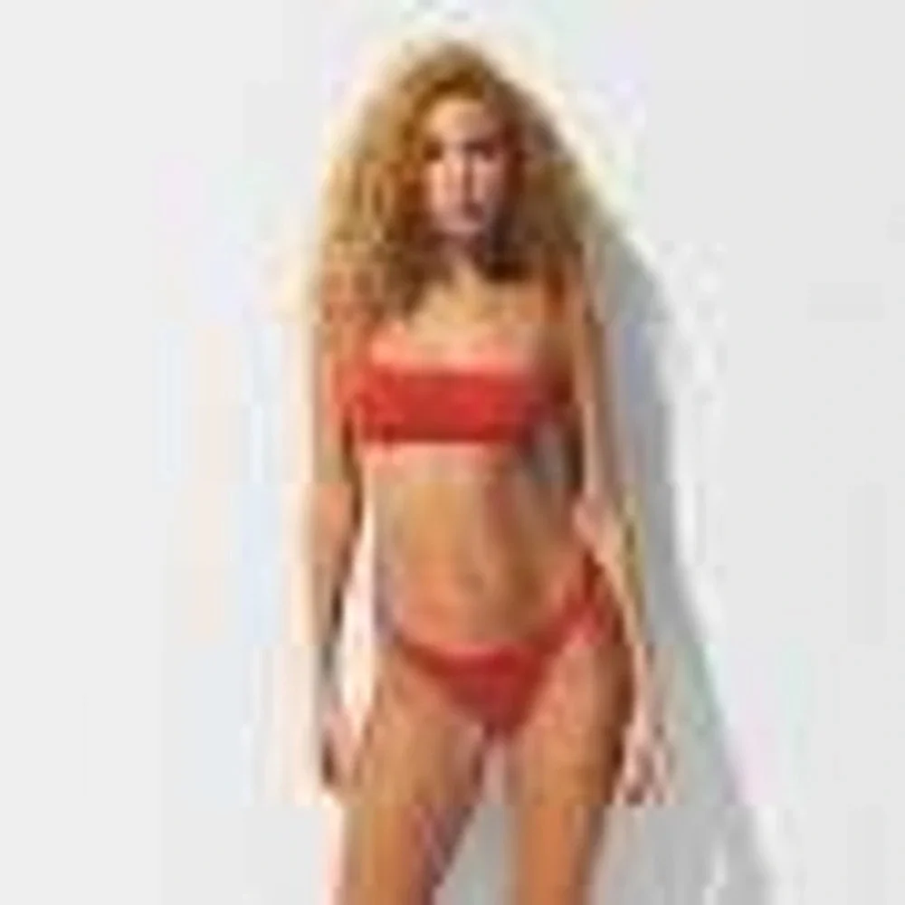 Skims Classic Swim Square Neck Scoop Top BT-SCP-9610W Terra Medium